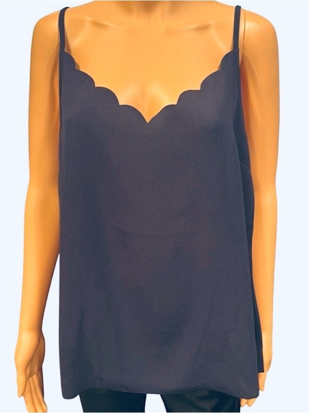 TED BAKER Scallop Neckline Cami
Navy Blue Top NWT 4 / US